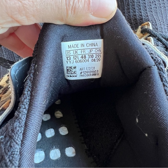 Adidas Ultraboost DNA 5 Running Shoes Black Leopard Size 13 - Picture 11 of 13